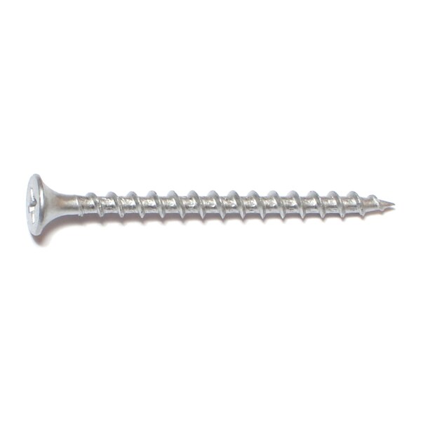 Buildright Deck Screw, #6 x 2 in, Steel, Flat Head, Phillips Drive, 3500 PK 03516 - main